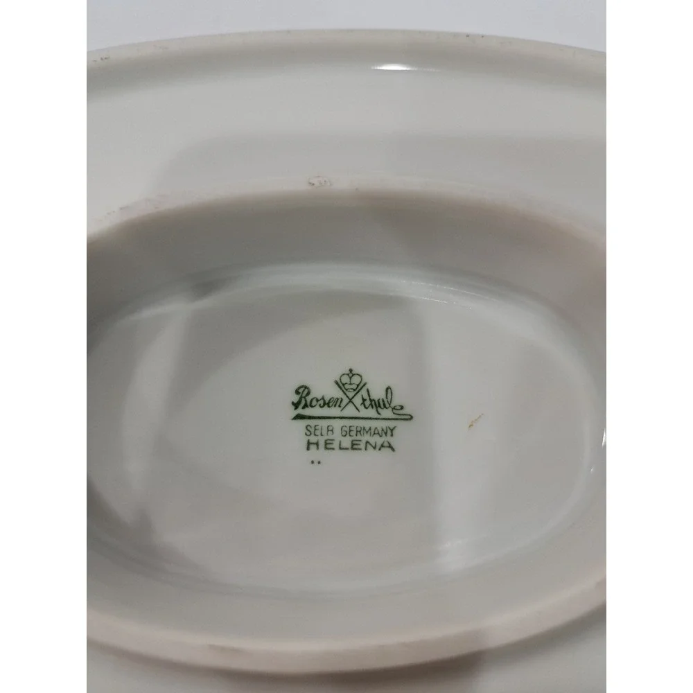 Rosenthal Germany Sanssouci US‎ Standard Design 10 Rosen Gravy Boat Underplate